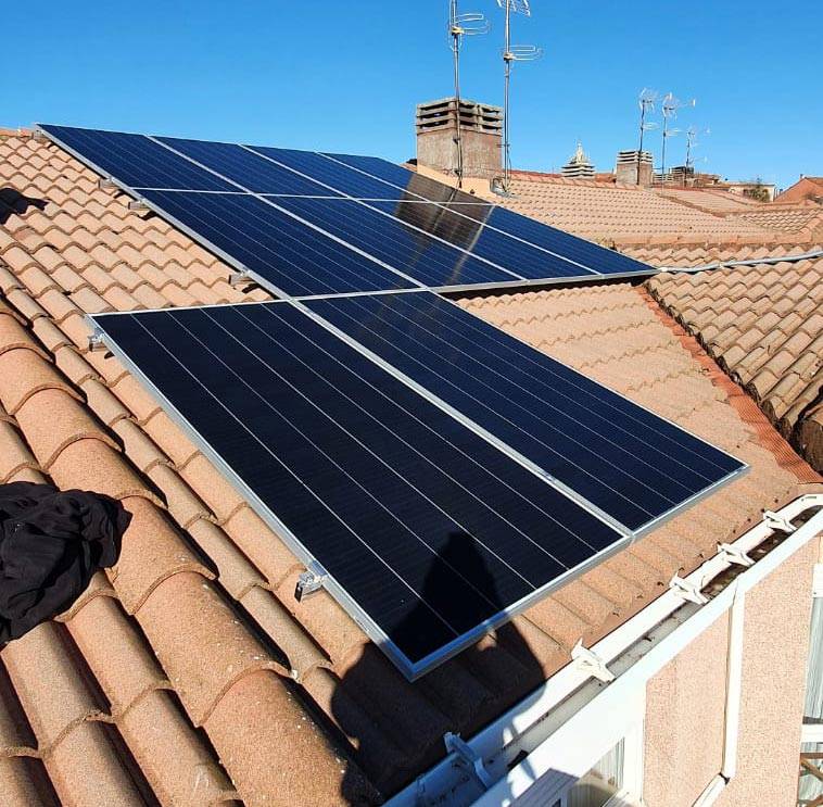 paneles solares tejado